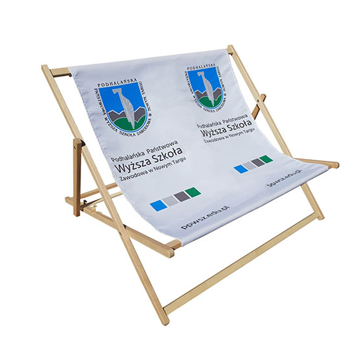 duo double person deckchair printed