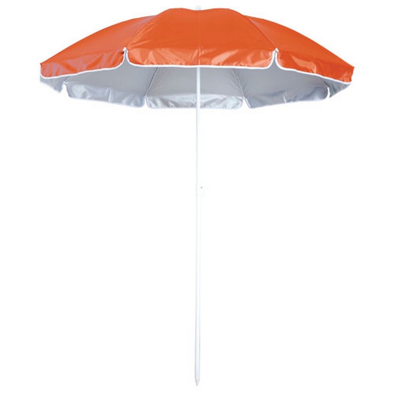 parasole plazowe z nadrukiem kolor pomaranczowy